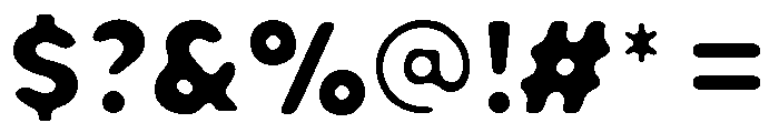Peach Club Sans Ink Font OTHER CHARS