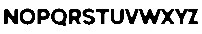 Peach Club Sans Ink Font UPPERCASE