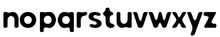 Peach Club Sans Ink Font LOWERCASE