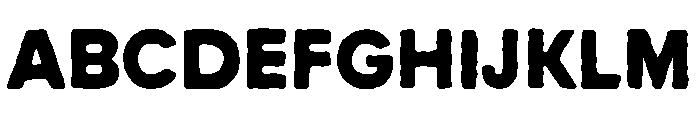 Peach Club Sans Rough Bold Font UPPERCASE