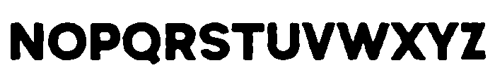 Peach Club Sans Rough Bold Font UPPERCASE