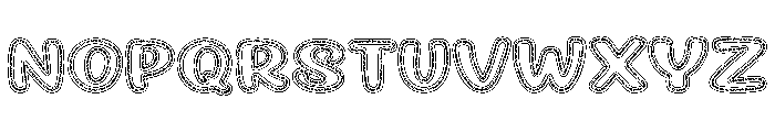 PeachCoralMosaic Font UPPERCASE