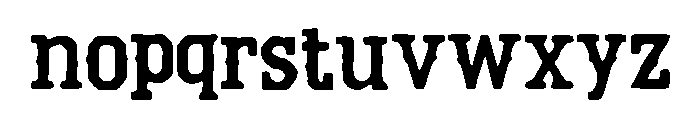 PeachPuff Font LOWERCASE