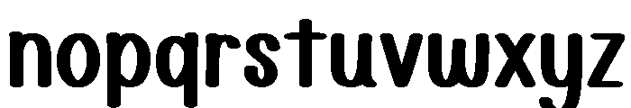PeachWrite Font LOWERCASE