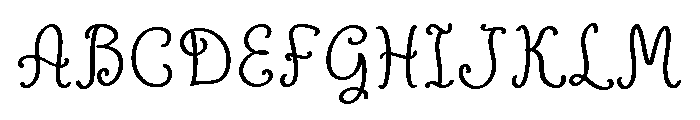 Peachette Bold Font UPPERCASE