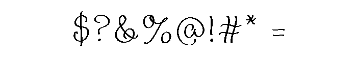 Peachette Regular Font OTHER CHARS