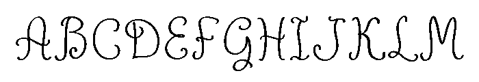 Peachette Regular Font UPPERCASE