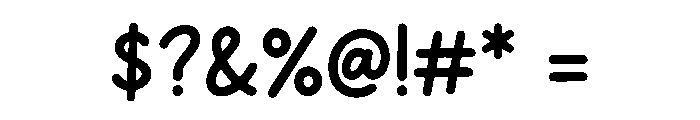 Peachora Font OTHER CHARS