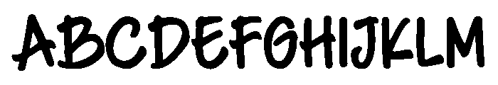 Peachora Font UPPERCASE