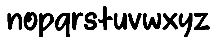 Peachora Font LOWERCASE