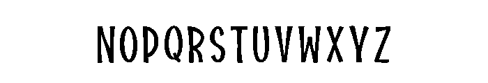 Peachy Doodle Regular Font LOWERCASE