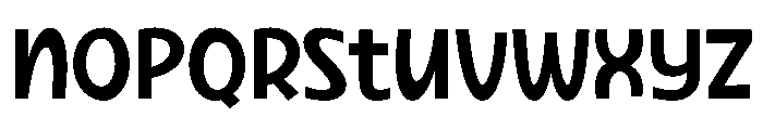 Peachy Giggles Regular Font LOWERCASE