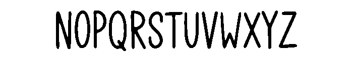 Peachy Love Font UPPERCASE