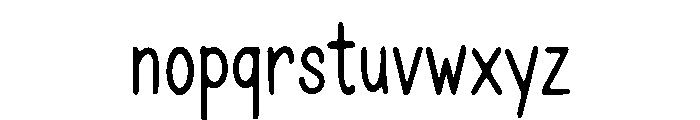 Peachy Love Font LOWERCASE