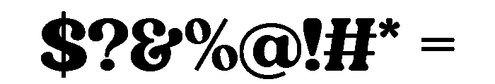 Peachy Mighties Regular Font OTHER CHARS
