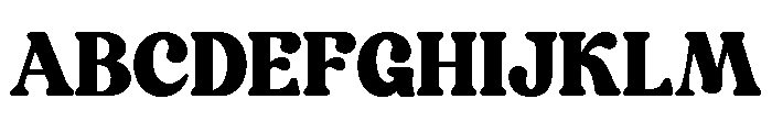 Peachy Mighties Regular Font UPPERCASE