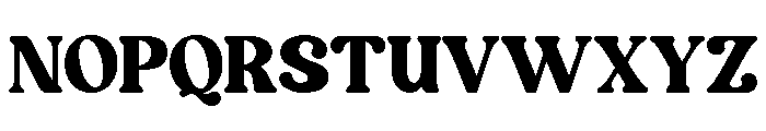 Peachy Mighties Regular Font UPPERCASE