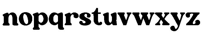 Peachy Mighties Regular Font LOWERCASE