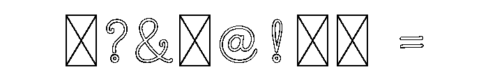 Peachy Peach Regular Font OTHER CHARS