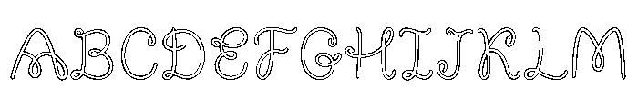 Peachy Peach Regular Font UPPERCASE