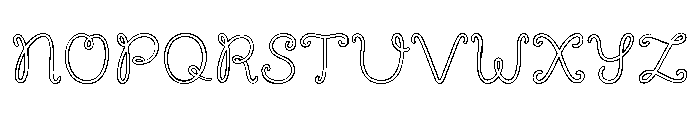 Peachy Peach Regular Font UPPERCASE