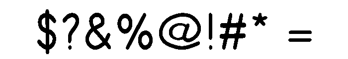 Peachy Twist Font OTHER CHARS
