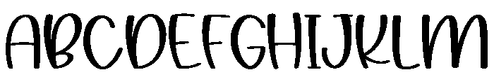 PeachyLines Font UPPERCASE