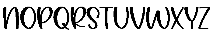 PeachyLines Font UPPERCASE