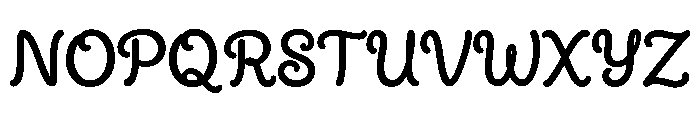 PeachyPeachBold Regular Font UPPERCASE