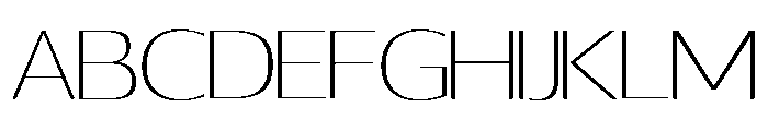 Peachymoth Thin Font UPPERCASE