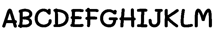 PeakJournal Font UPPERCASE