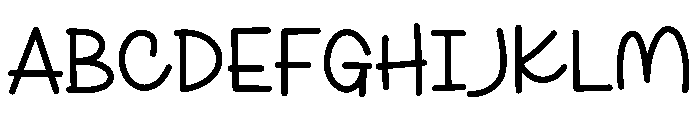 Peanut Chunk Font UPPERCASE