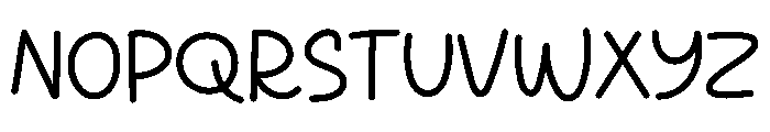 Peanut Chunk Font UPPERCASE