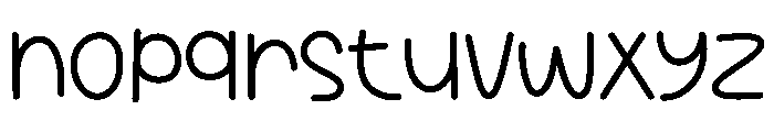 Peanut Chunk Font LOWERCASE