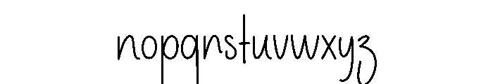 Peaople  Pleasure Font LOWERCASE