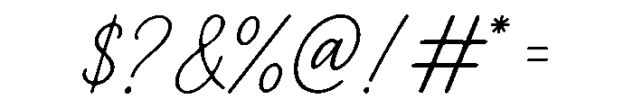 Pearl Signature Font OTHER CHARS