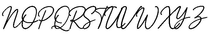 Pearl Signature Font UPPERCASE
