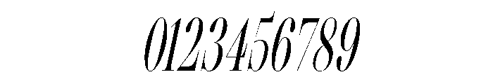 Pearline Oblique Font OTHER CHARS