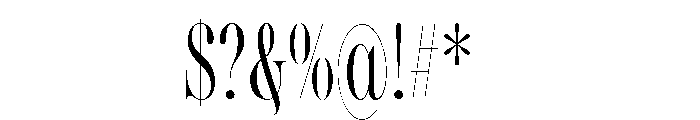 Pearline Regular Font OTHER CHARS