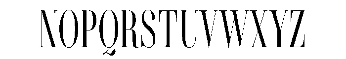 Pearline Regular Font UPPERCASE