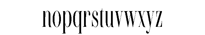 Pearline Regular Font LOWERCASE