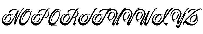 PearlineScript-Regular Font UPPERCASE