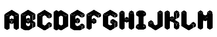 Pebble Regular Font UPPERCASE