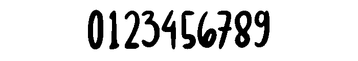 Pebbly Happy Font OTHER CHARS