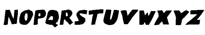 Peckits Cochotd Italic Font UPPERCASE