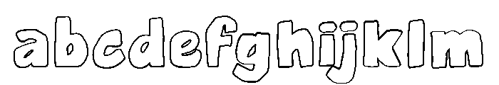 Peckits Cochotd Outline FONT