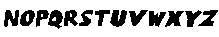 PeckitsCochotd-Italic Font UPPERCASE