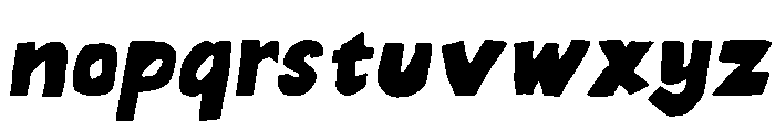 PeckitsCochotd-Italic Font LOWERCASE
