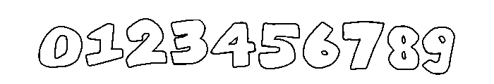 PeckitsCochotdOutline Font OTHER CHARS