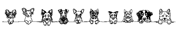 Peek Pup Font OTHER CHARS